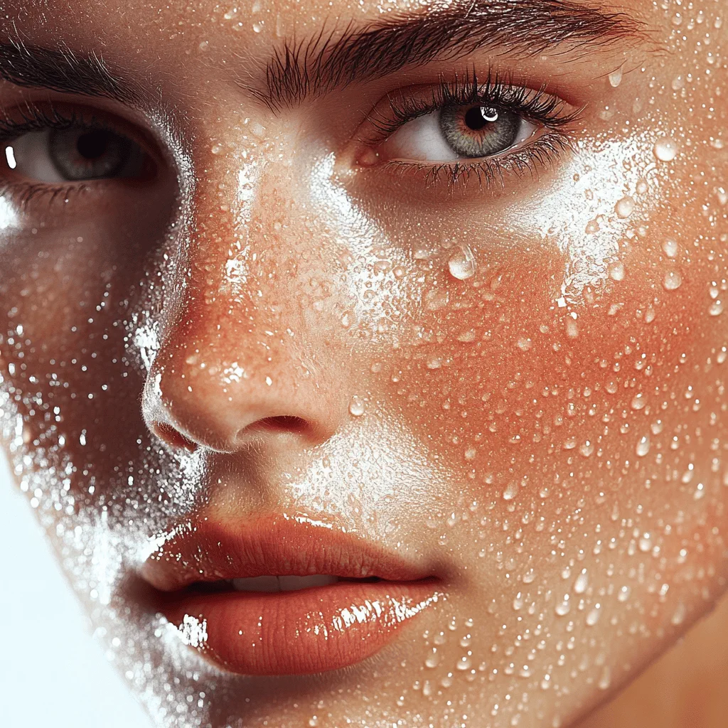 Advertising video for a cosmetics brand